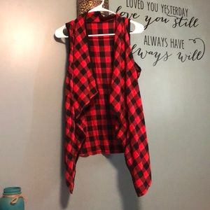 Plaid vest